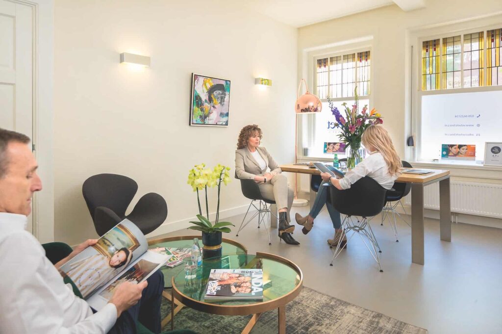 Wachtruimte van Velvet Clinics